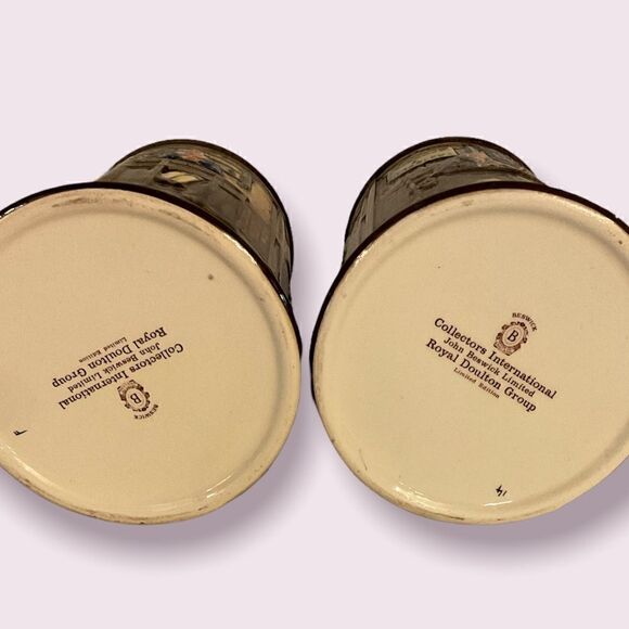 Scrooge and Marley Ceramic Mug John Beswick Royal Doulton - Picture 3 of 3